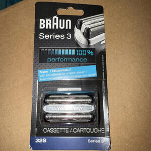 Braun Series 3 32S Foil & Cutter Replacement Head Cassette - Brand New Sealed